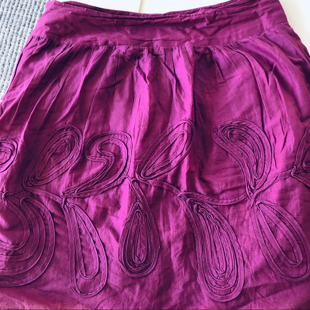 Loft lined skirt with beautiful detail